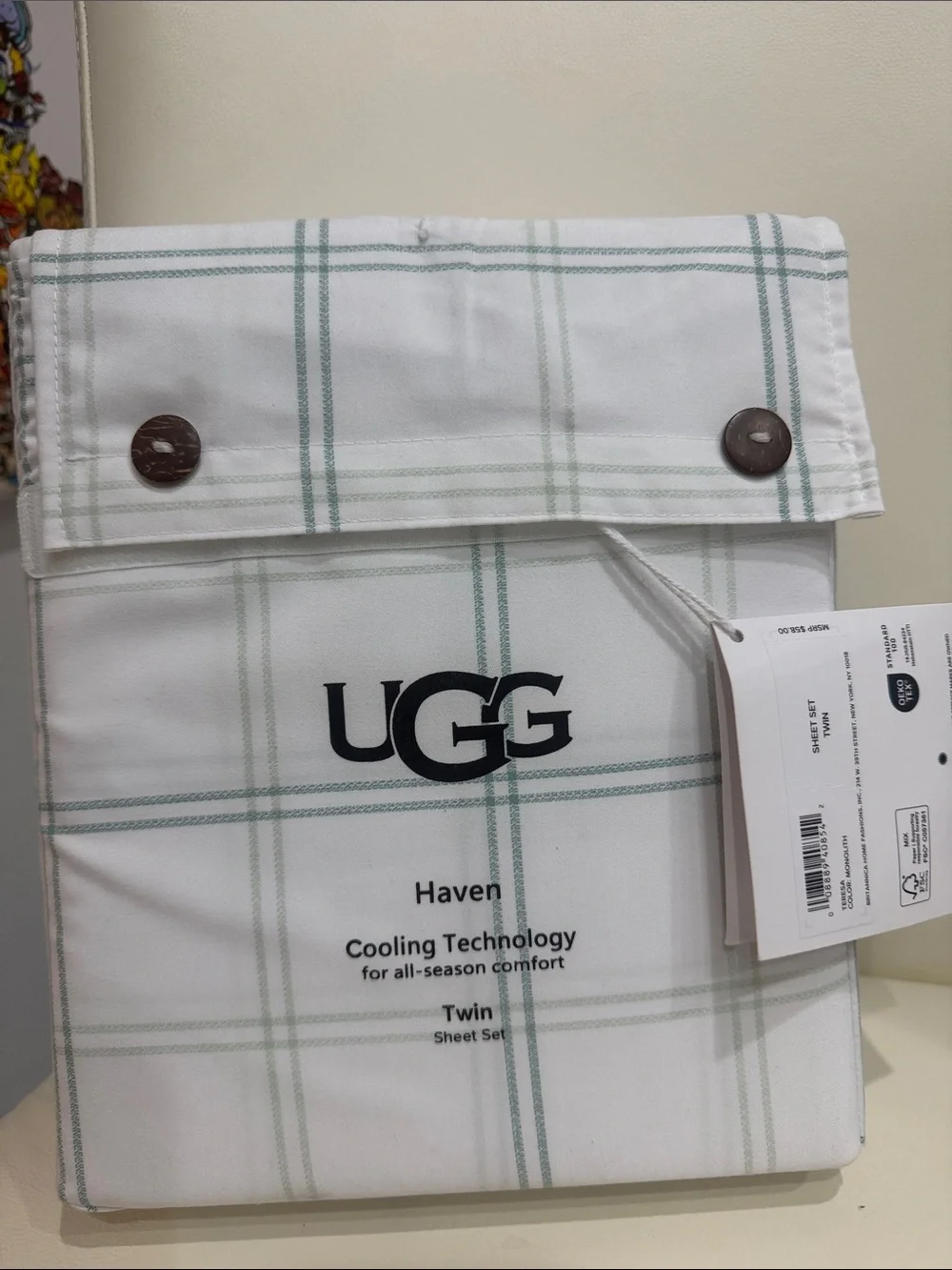 UGG White/Green 
